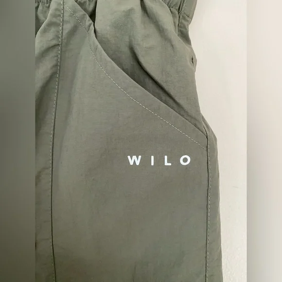 WILO THE LABEL PARACHUTE CARGO PANT OLIVE XS NWT - Picture 4 of 11